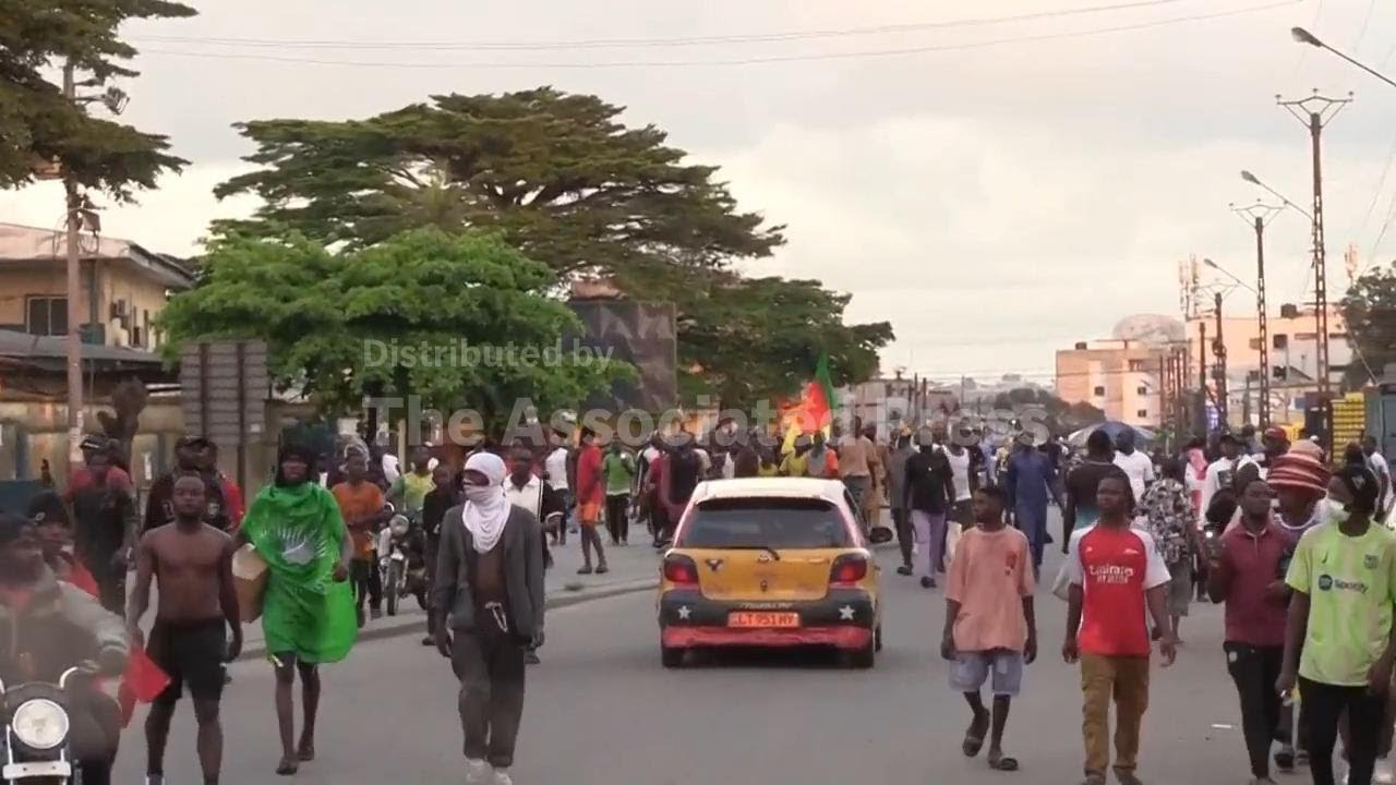 Protests erupt in Cameroon over election results, four killed in clashes