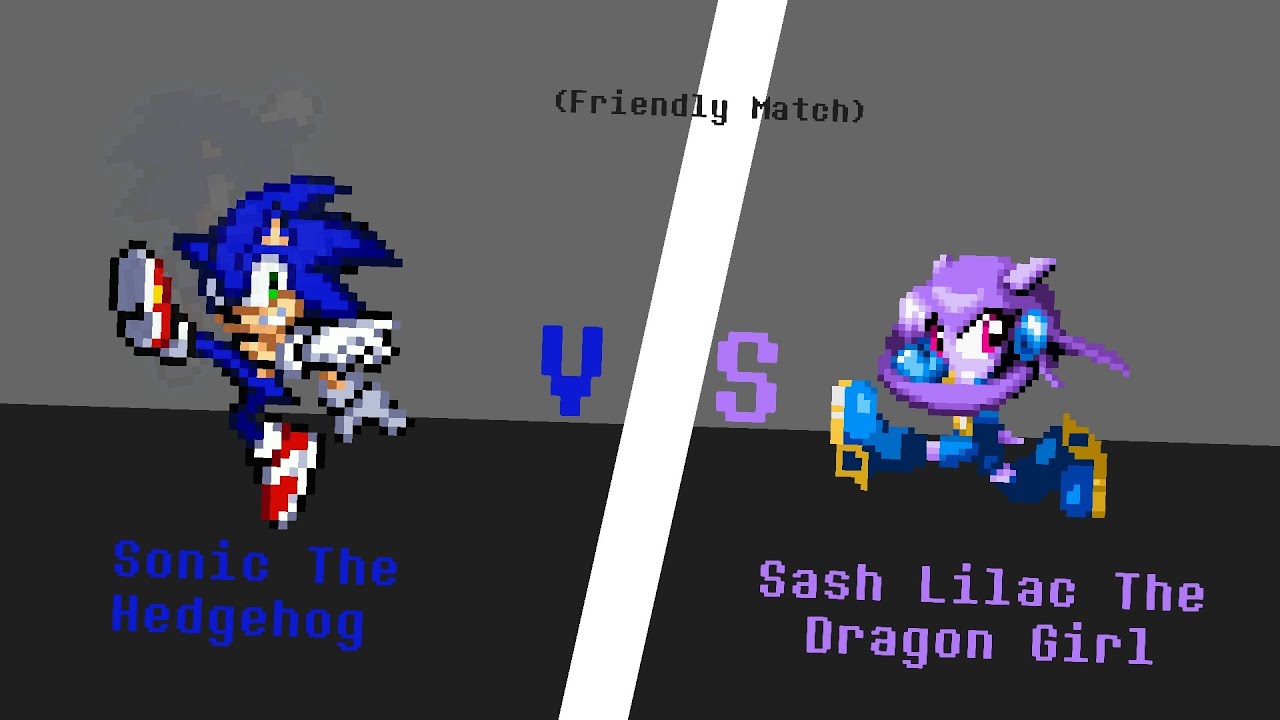 [Sticknodes] Sonic (Frontiers Moveset) VS Sash Lilac (FP1) {Friendly Match}