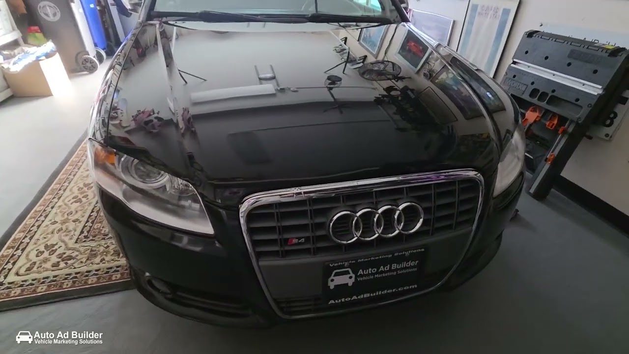 Коррекция лакокрасочного покрытия Audi S4 B7. Первая обработка полировальной пастой 3M на 20-летн...