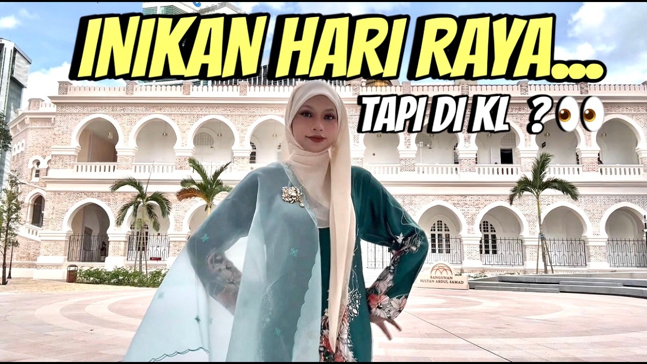 PAKAI BAJU RAYA LAMA OPAH DAN SHOOT CONTENT LAGU RAYA DI TENGAH KL
