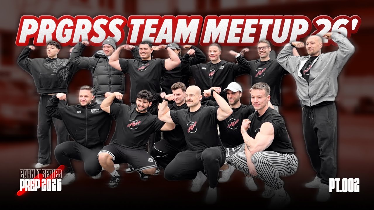 DAS GYM wird erobert - PRGRSS Coaching TEAM TREFFEN 2026 | Prep Series - #earnit26 #002