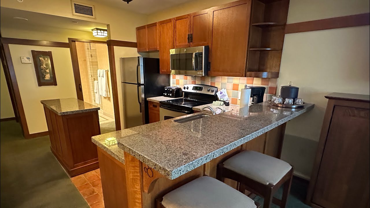 Экскурсия по отелю Disney Grand Californian: вилла с двумя спальнями 1506 • DVC в Disneyland Reso...