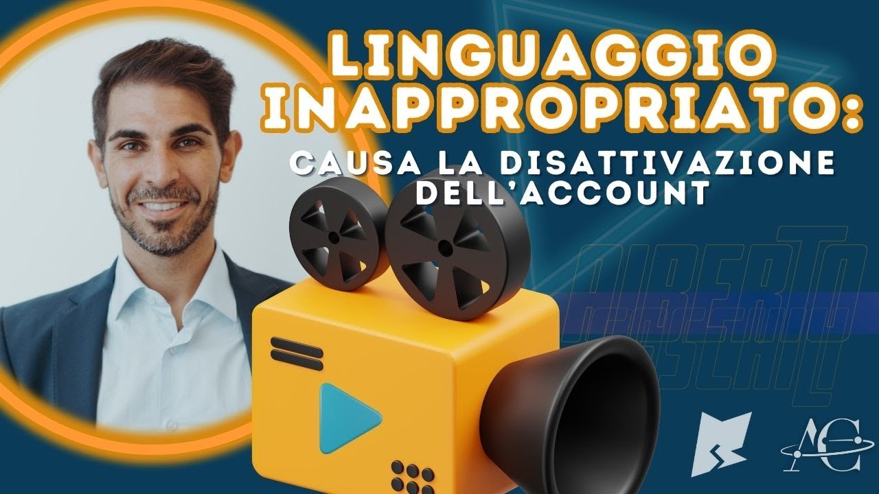Linguaggio inappropriato: causa la disattivazione dell'account