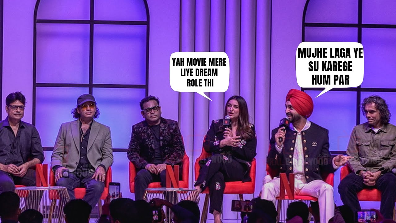 CHAMKILA Upoming Movie in OTT | FULL INTERVIEW | Parineeti Chopra, Diljit Dosanjh, A.R Rahman