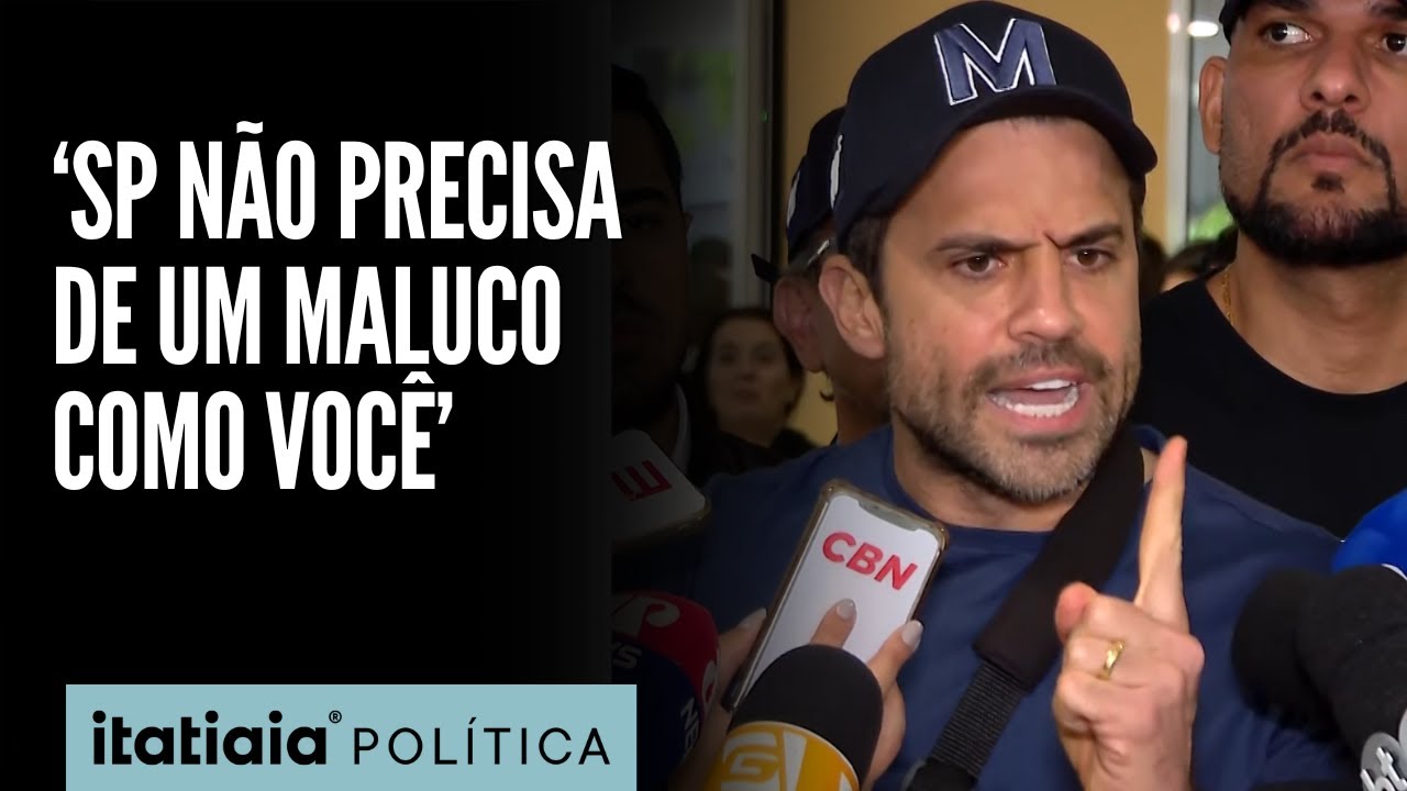 PABLO MARÇAL DETONA JOSÉ LUIZ DATENA NA SAÍDA DO HOSPITAL: 