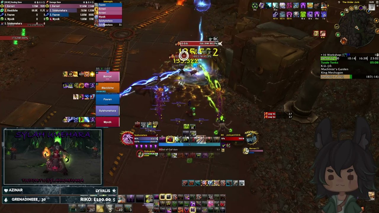 +16 Mechagon:Workshop Demonology Warlock POV (UNTIMED)