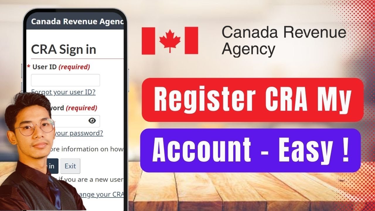 How to Register CRA My Account !