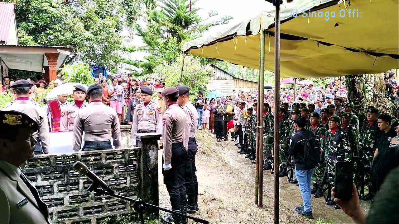 Upacara Pemakaman & Pembacaan Riwayat Hidup Irjen. Pol. Drs. Alpiner Sinaga (Live)