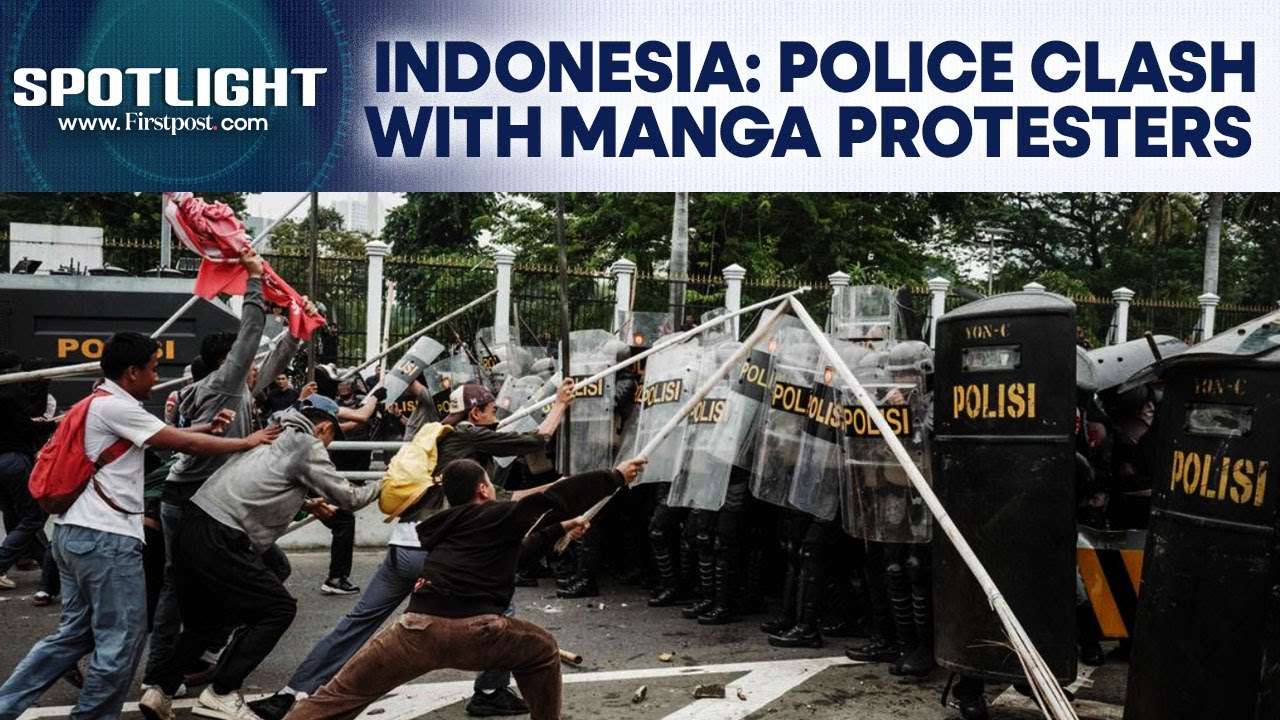 Indonesia: Clashes As Youth Protest With Manga Flags Against Lawmakers' Salary Hike |Spotlight |N18G