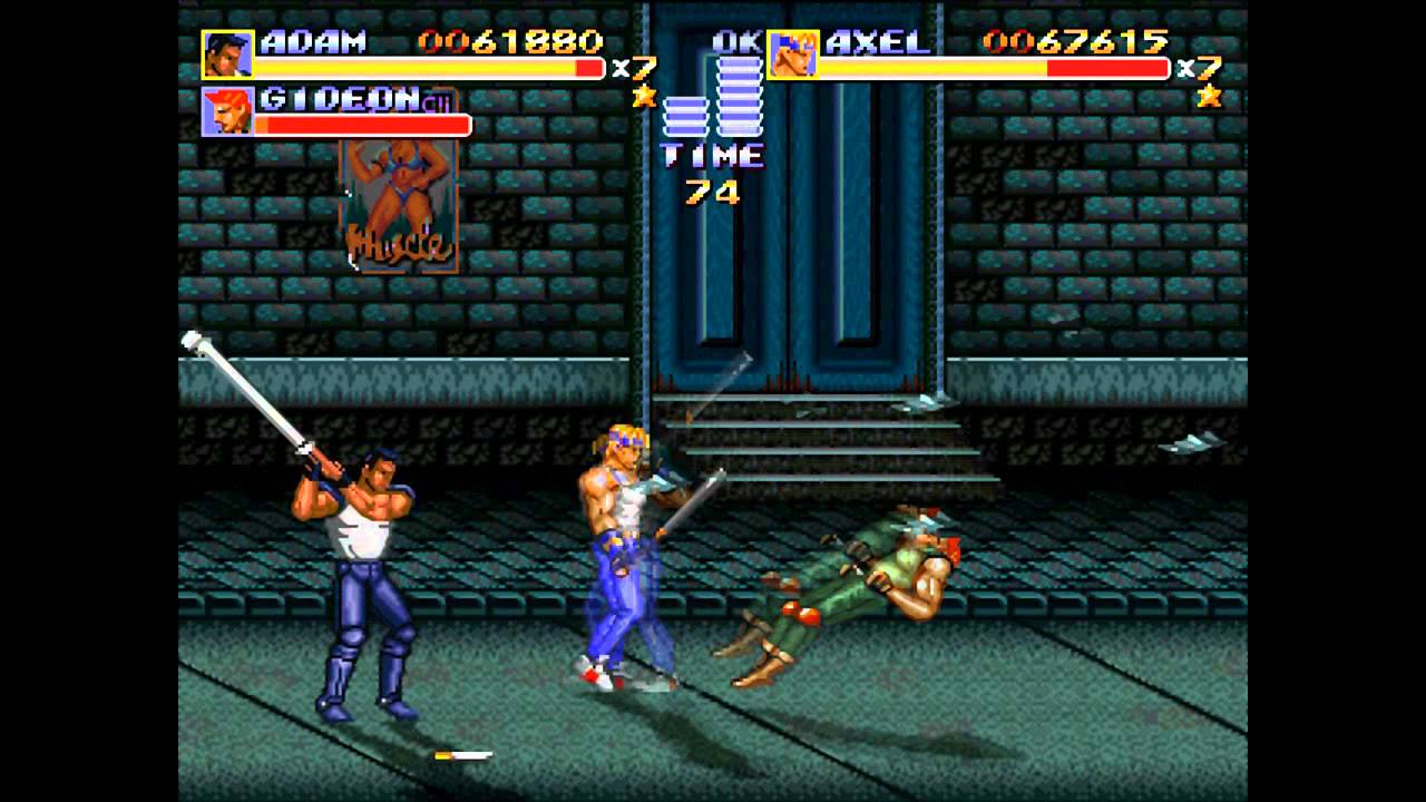 Streets Of Rage Remake Прохождение (SOR1 Rus) - Уровень (1-4) Part 1/2