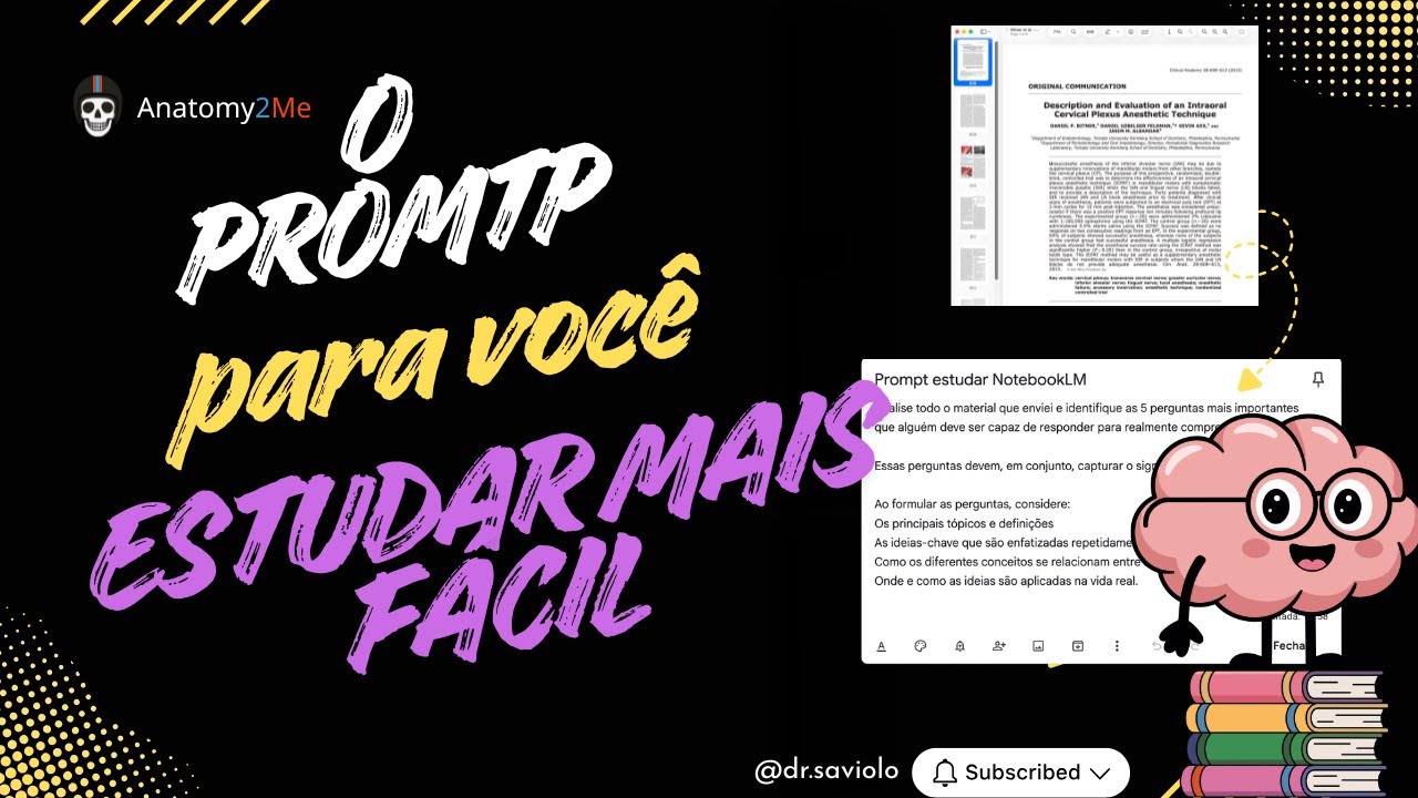 Como estudar qualquer assunto 10x mais rápido com NotebookLM (Prompt de Ouro)!!!