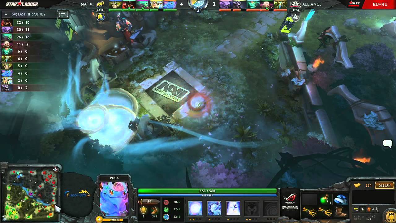 Na`Vi vs Alliance, SLTV Europe Season X, Day 2, Game 1