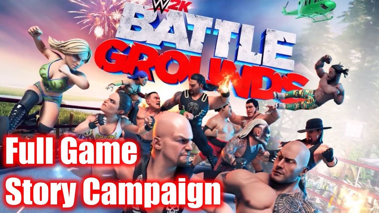 WWE 2K Battlegrounds - Full Game Campaign Story Gameplay Walkthrough
