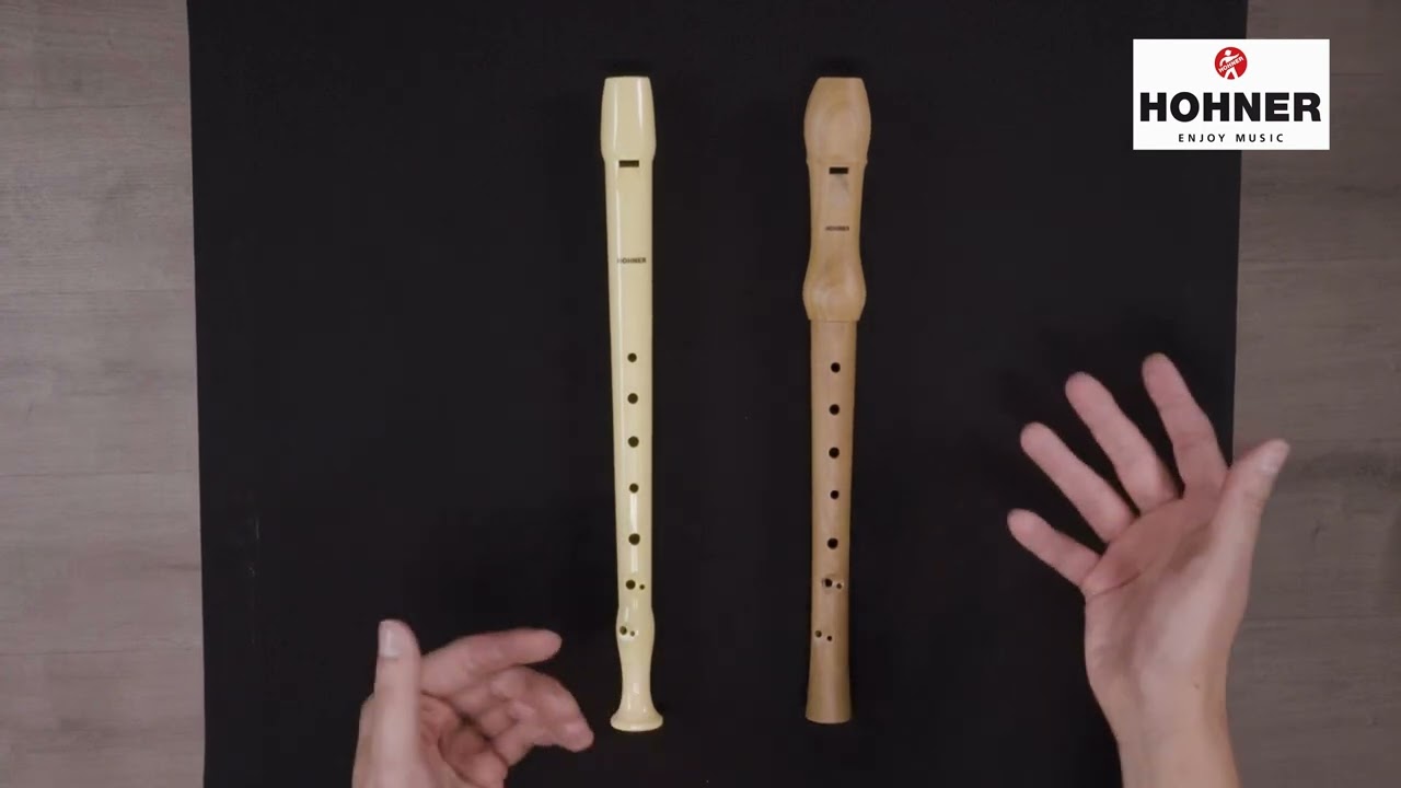 PLASTIC vs WOOD recorders - Hohner Tutorial