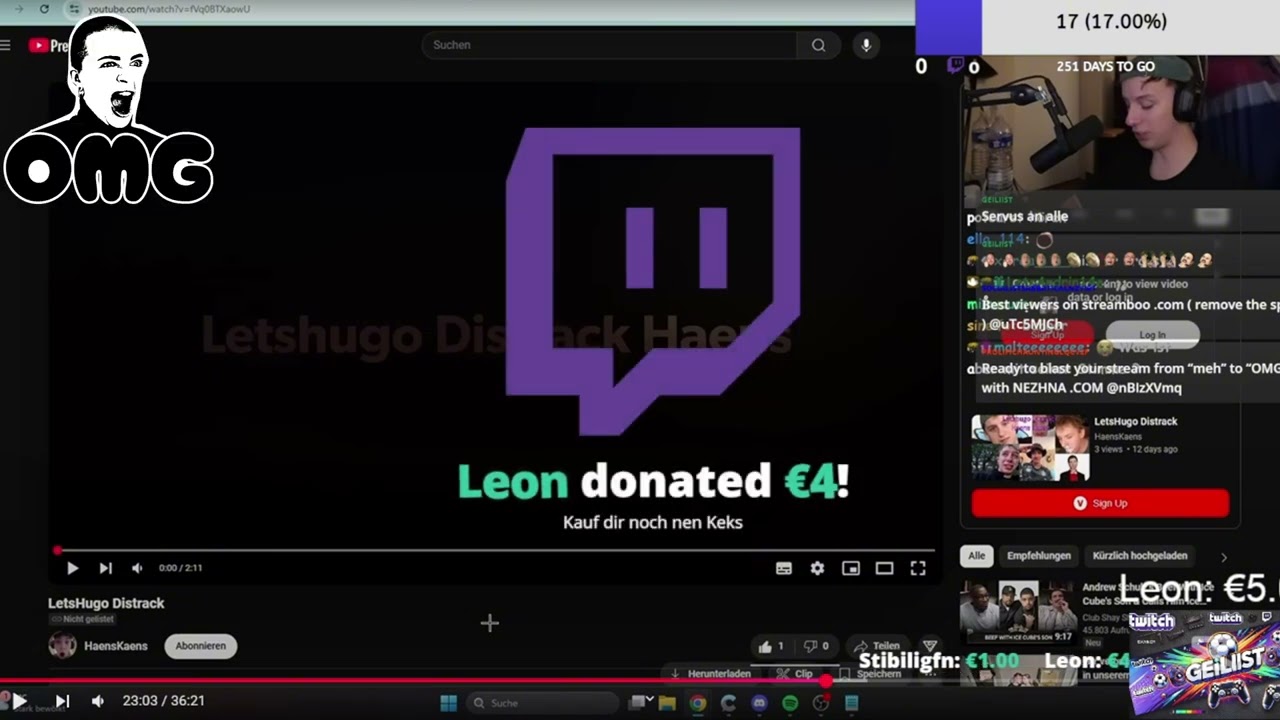 Einfach erste Donation #twitch #stream #funny #money #Geiliist #car #of #youtube #viral #viralshort