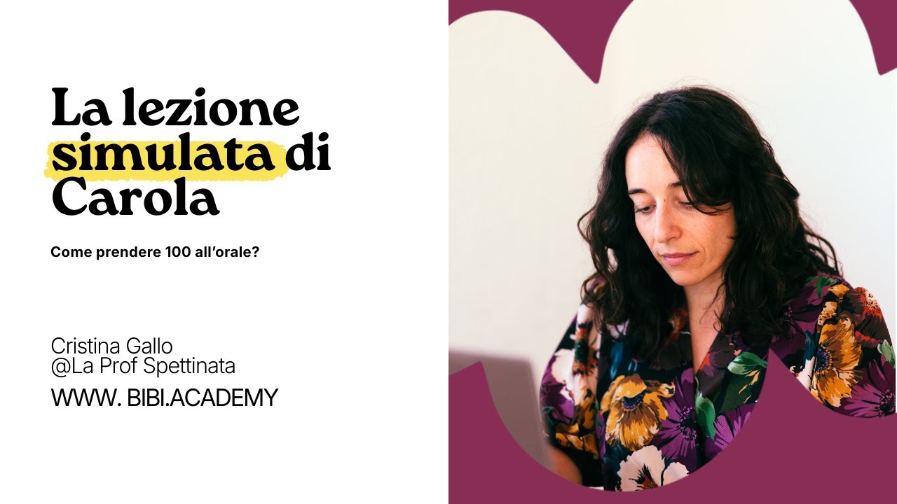 La prova orale di Carola