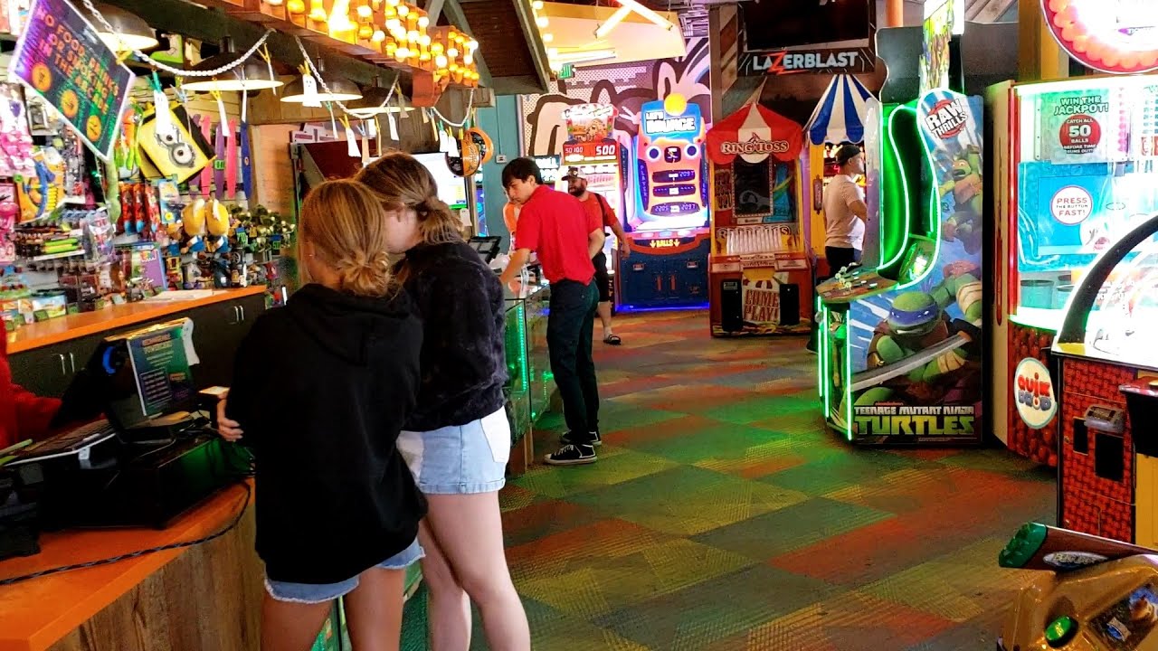 Video Game Arcade Tours - Lazerblast Arcade (Belmont Park, San Diego, CA)