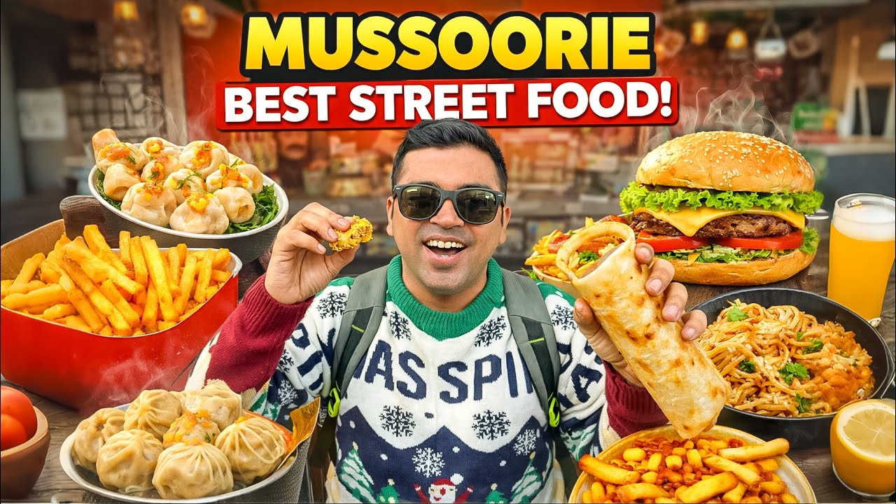 Mussoorie Best Street Food 🥘 | Mussoorie Food Vlog | Places To Eat In Mussoorie | Mussoorie/Landour 