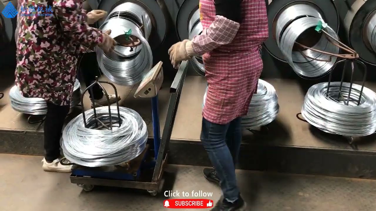 How to produce hot dip galvanized wire? Как производить горячеоцинкованную проволоку? Factory video