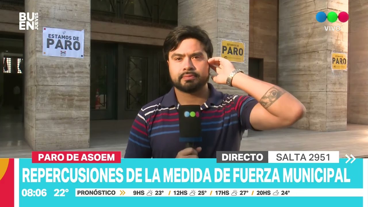 Paro de Asoem: repercusiones en la Municipalidad de Santa Fe