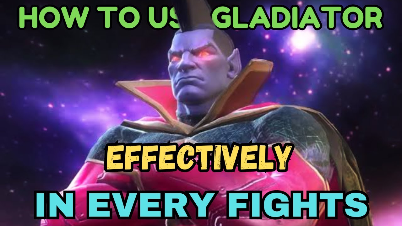 How To Use Gladiator Effectively In Every Fights