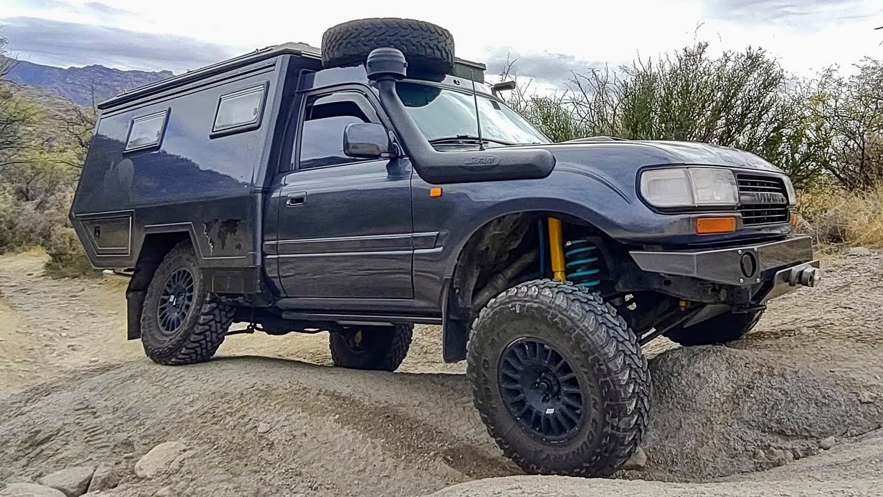 Slow Drive - Arizona Desert Drive - HDJ80 Maltec Toyota Land Cruiser - (Ep 13)