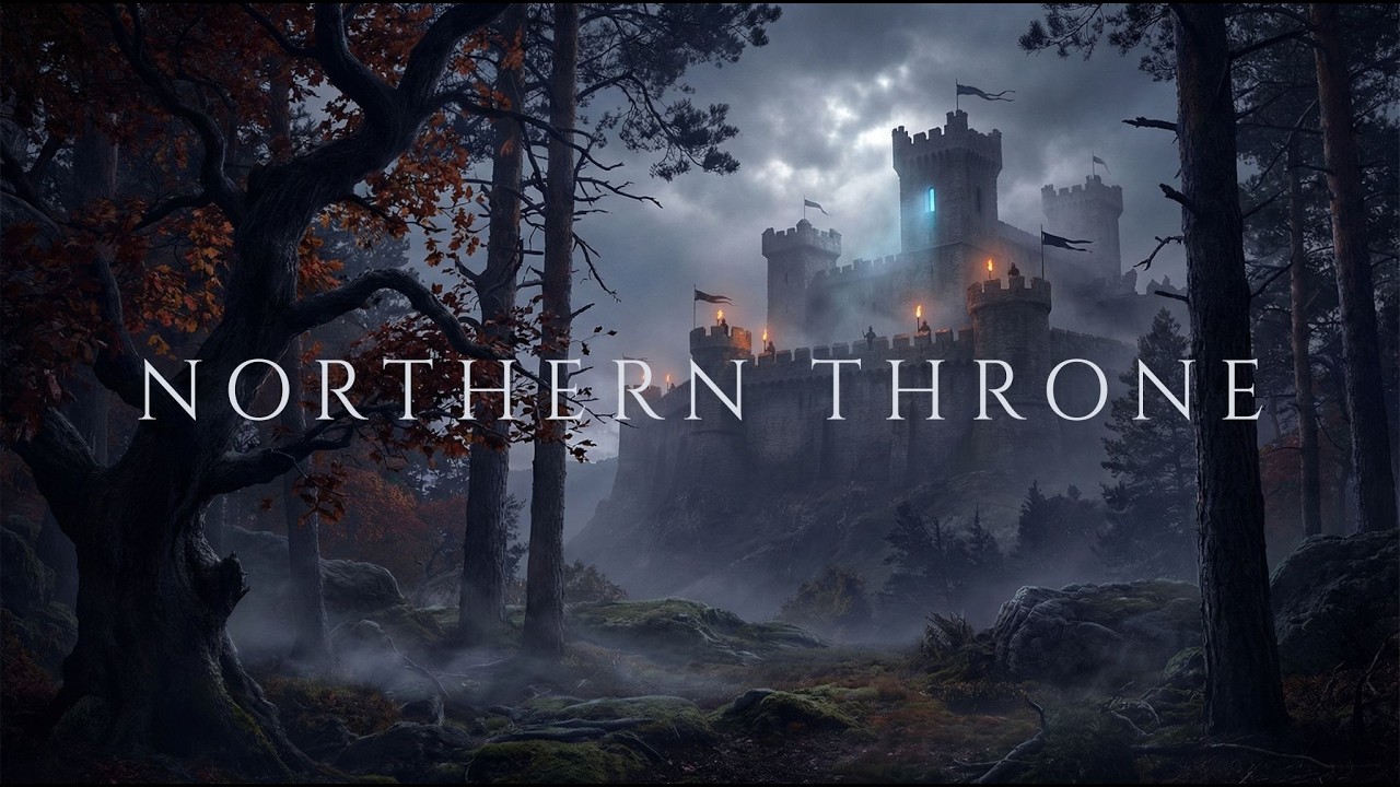 Northern Kingdom at Twilight – Dark Medieval Fantasy Ambience for Focus (1 Hour)