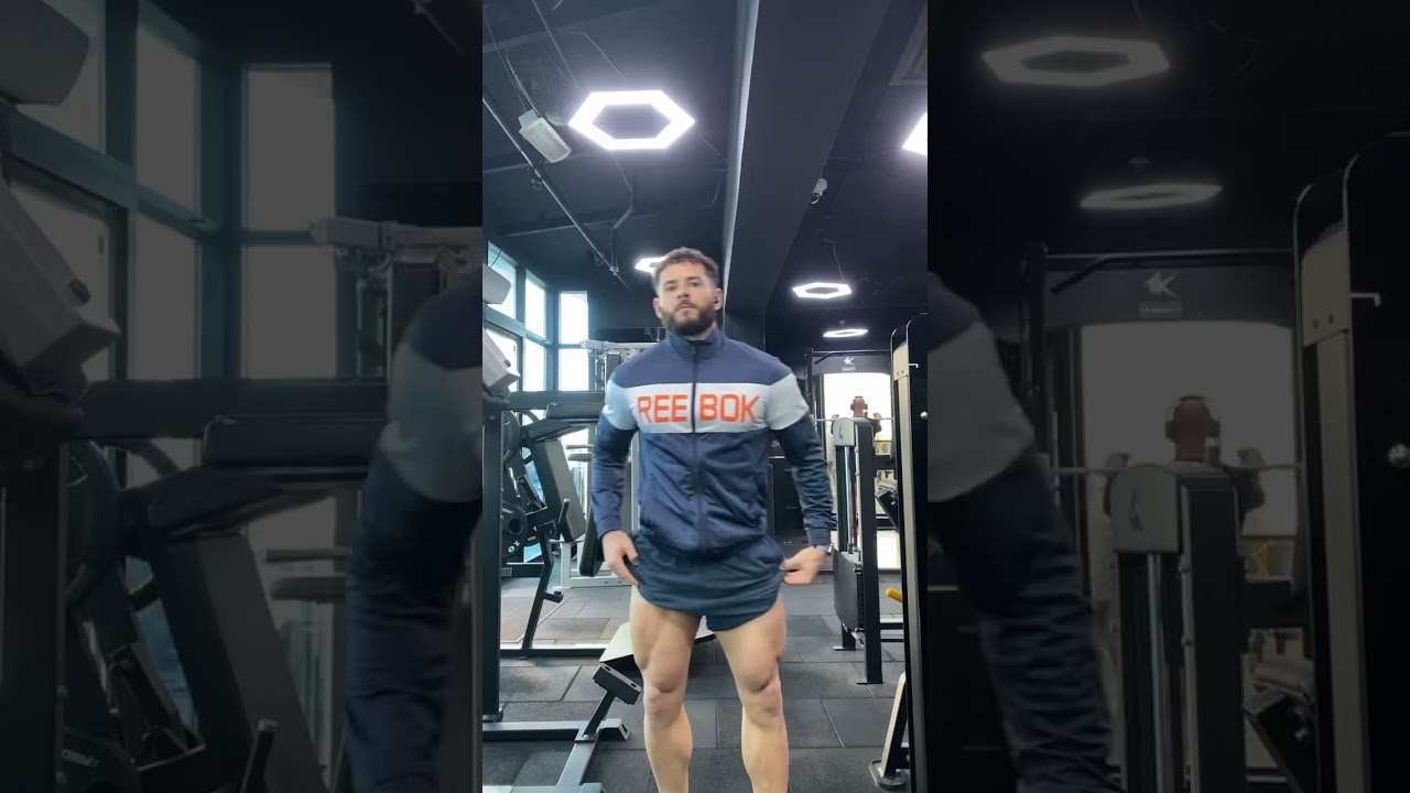 Pre workout leg check 😄 #fyp #naturalbodybuilding #wnbfpro