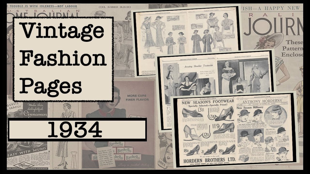 Fashion from 1934 - just fashion, no talking
