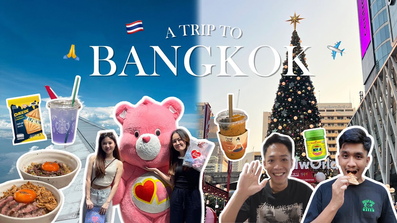 曼谷 Bangkok Vlog EP01 ｜Shopping, Wagyu Fried Rice, Central World, JODD FAIRS, Airbnb, Pang Cha 🇹🇭🙏🏻✈️