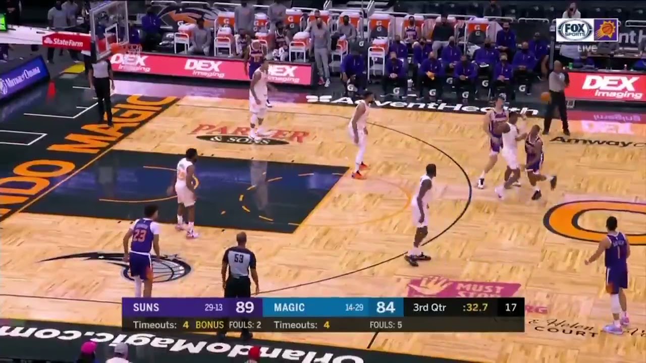 chris paul's rip-through in the bonus 3