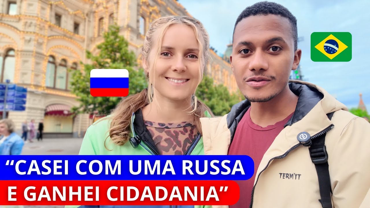 🇷🇺 ELE DEIXOU O BRASIL PARA MORAR NA RÚSSIA: MULHER RUSSA E VIDA NA RÚSSIA (ENTREVISTA)