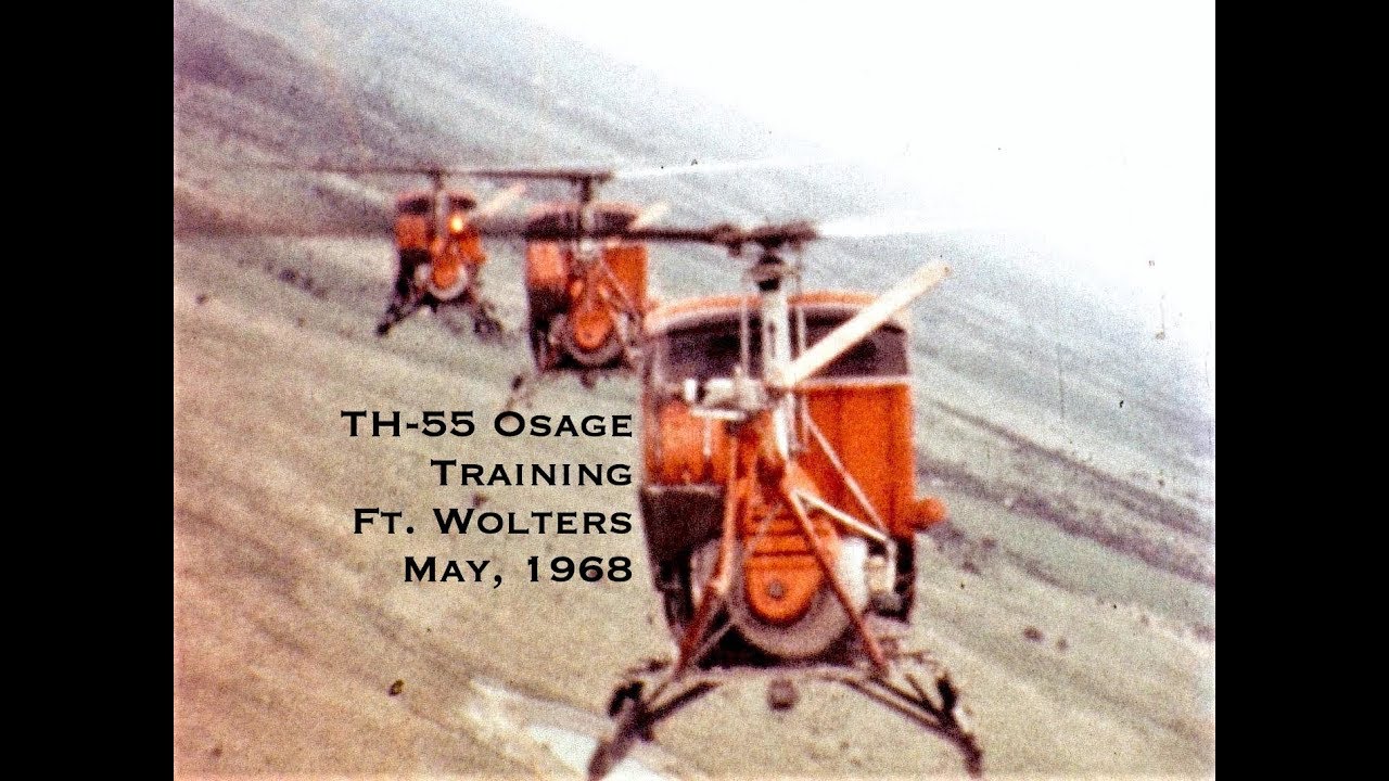 Hughes TH-55 Osage Helicopter Flight Training - 1968