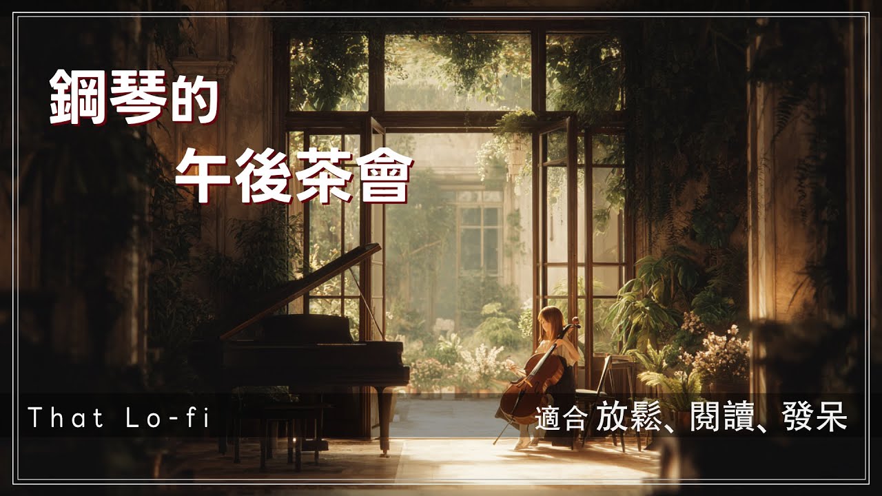 [2小時] 鋼琴的午後茶會｜光影之間的茶會旋律 | Soft Piano Melodies in a Quiet Afternoon Scene | instrumental, relaxing