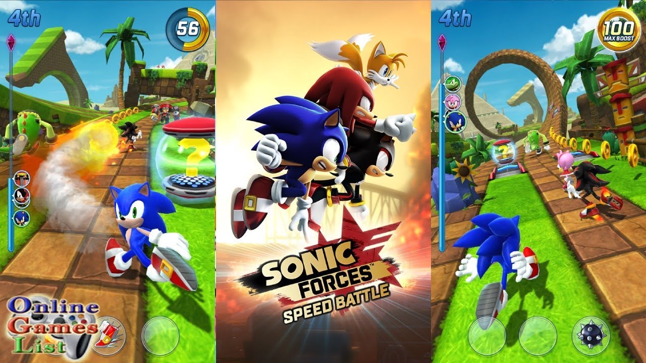 Sonic Forces: Speed Battle Gameplay HD
