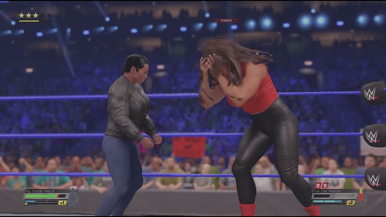 WWE 2K22: Low blow To Fox Lee Watson