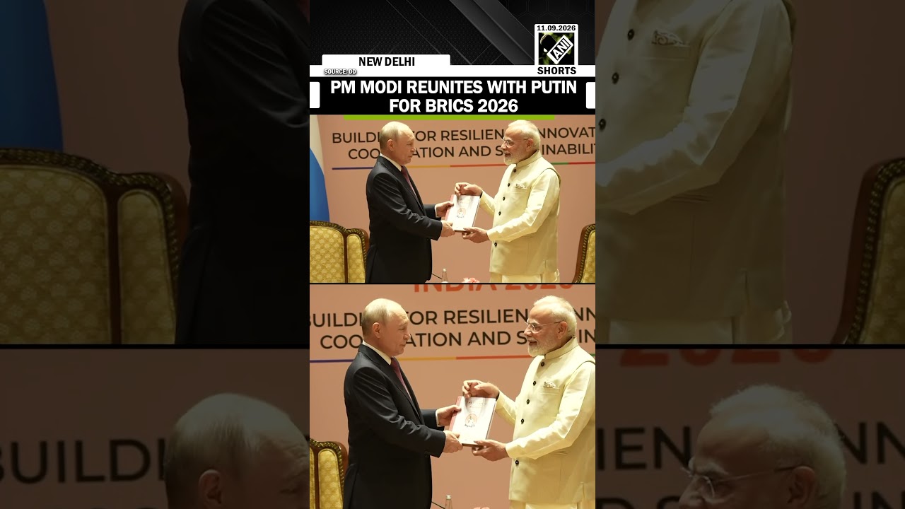 BRICS 2026: PM Modi meets Russian President Putin at Delhi&rsquo;s Bharat Mandapam