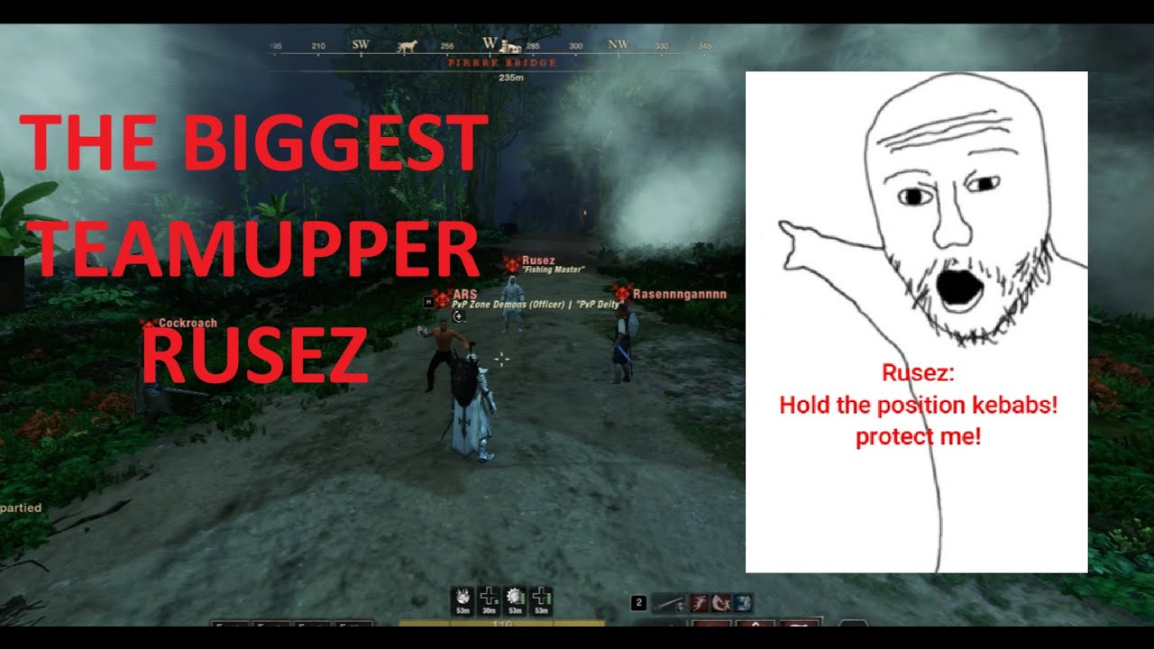 New World Season 8 - The Biggest Teamupper in PvP Zone Rusez And Rotkiv   1v1 - 2v1 - 3v2 - 5v2