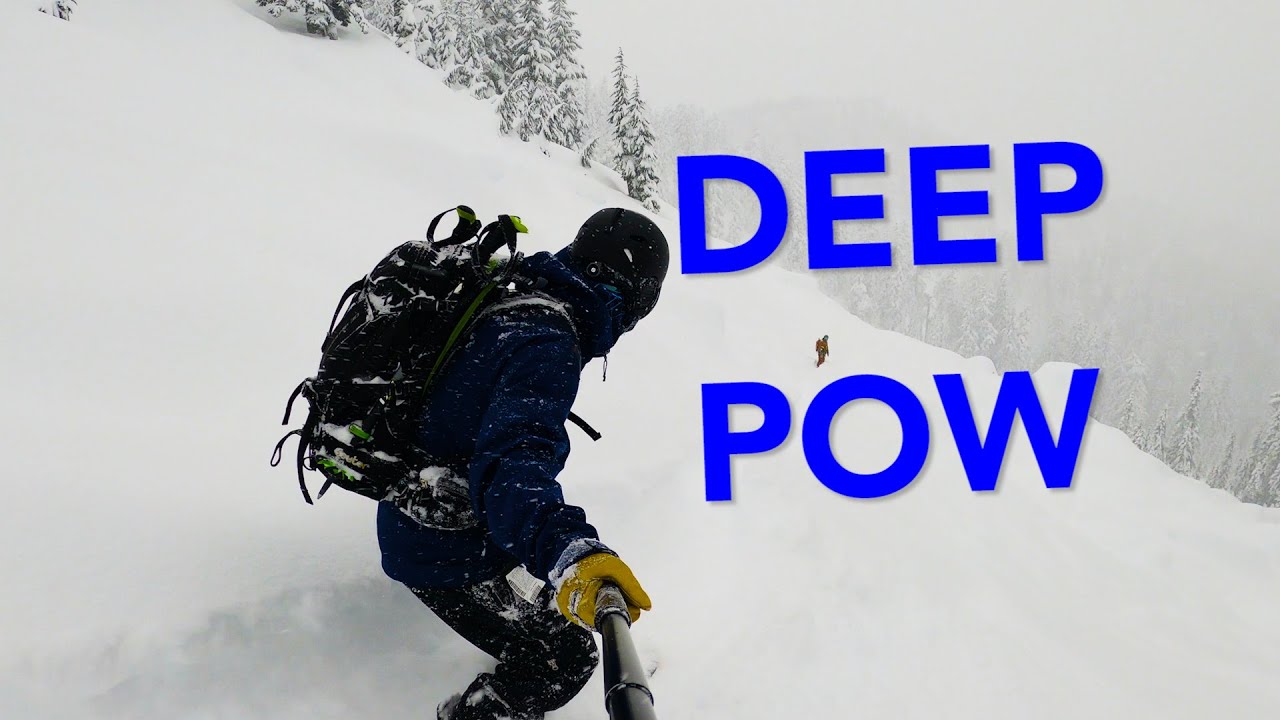 Stevens Pass Backcountry Snowboarding // Splitboarding