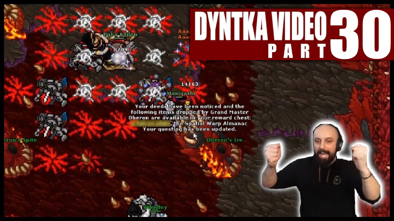 W końcu konkretny Drop z Oberona | Tibia - Dyntka Video odc. 30