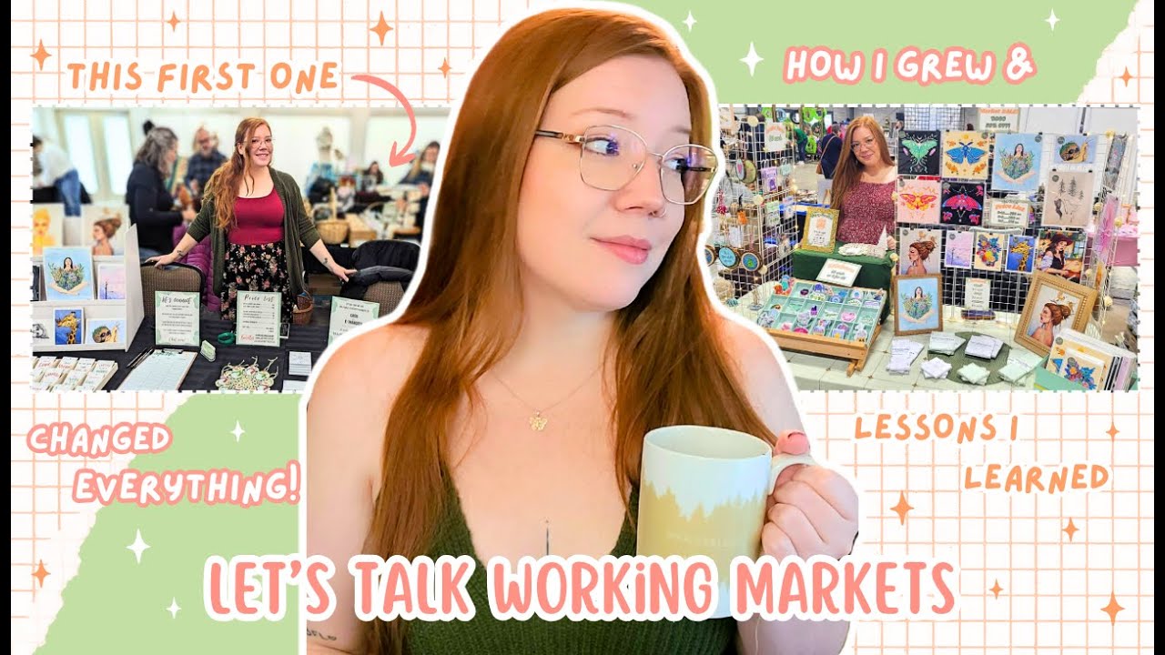 How My First Small Art Market Changed Everything ✨ My Journey & Lessons from Selling in Person