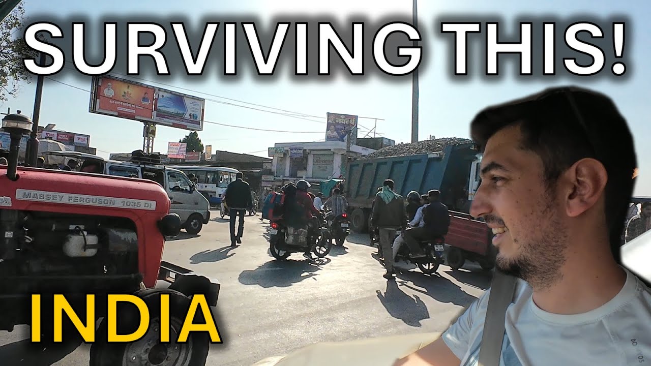 Surviving India's CRAZY Traffic - Agra to Jaipur - Road Trip India 🇮🇳 - Ep 4