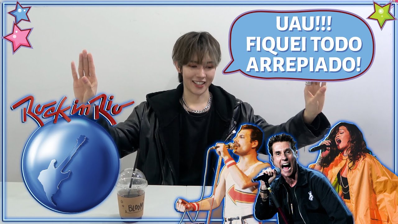 CANTOR DE K-POP REAGE A PÚBLICO BRASILEIRO NO ROCK IN RIO (COM LOUDI)