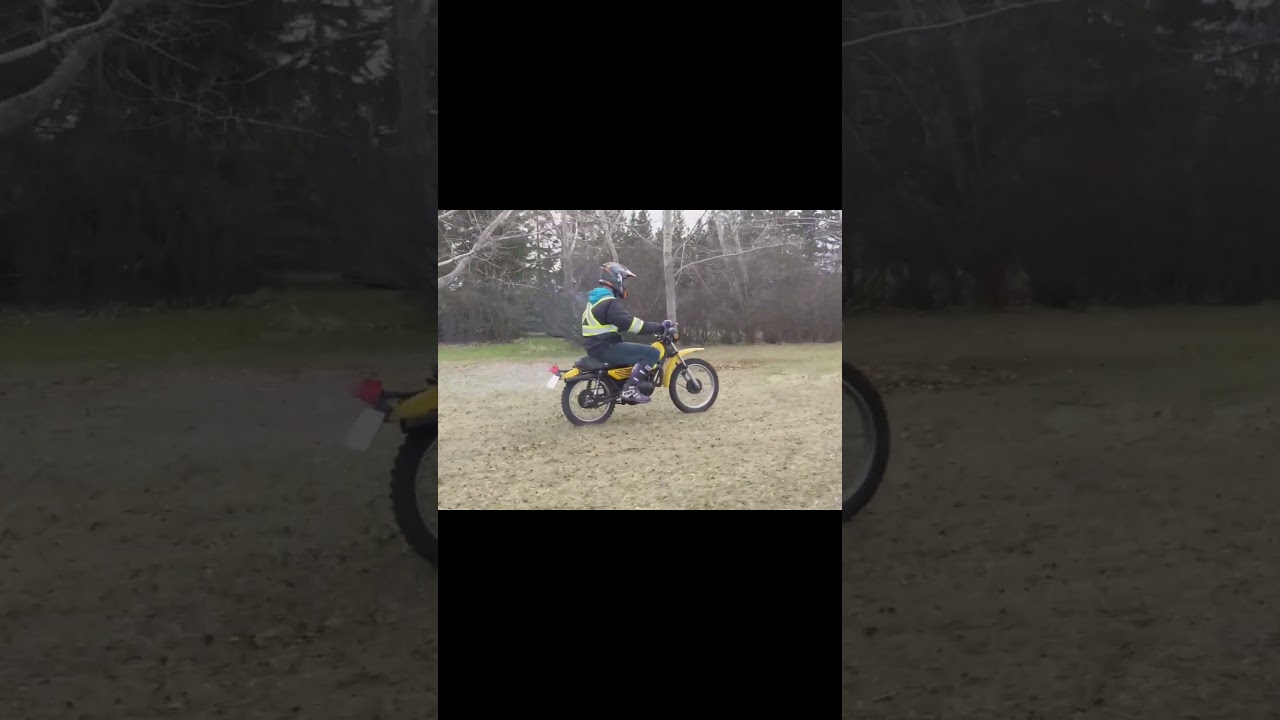 Riding My Vintage Dirt Bike! #yamaha #fyp #dt100 #fun