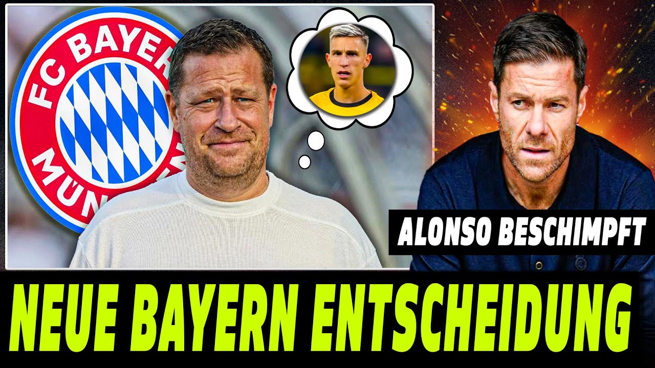 BAYERN mit NEUER ENTSCHEIDUNG! ALONSO BESCHIMPFT REAL STARS