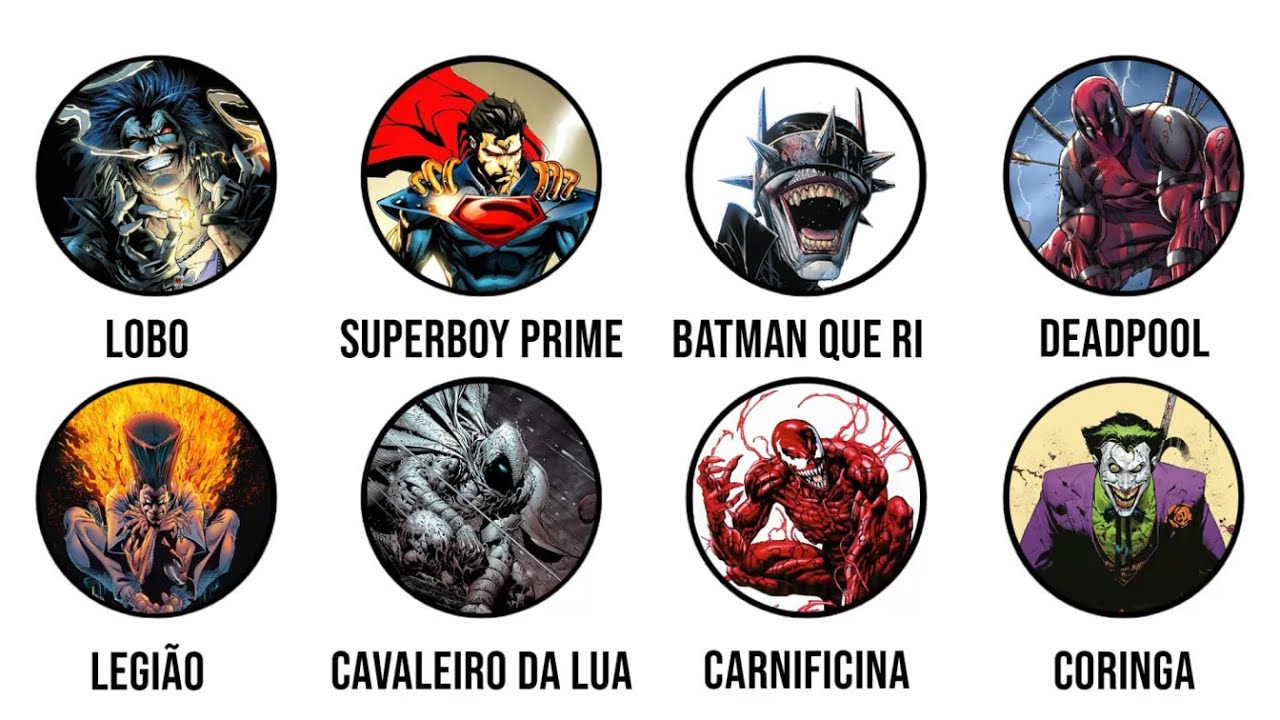 Os Personagens Mais Insanos dos Quadrinhos Explicados em 10 Minutos!
