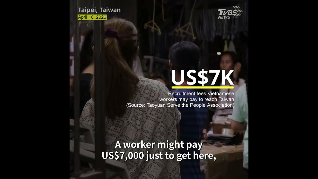 94,000 migrant workers have vanished in Taiwan &mdash; or have they? #移工 #台灣 #SHORTS