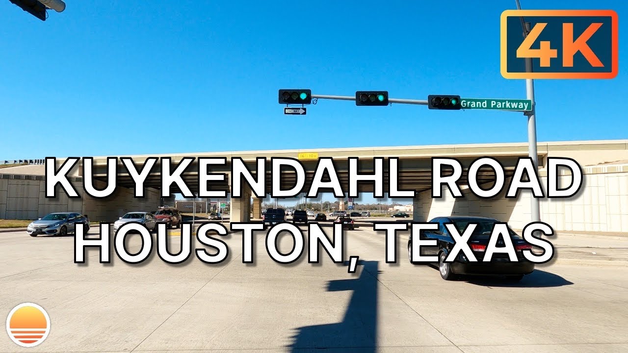 Kuykendahl Road in Houston, Texas. An UltraHD 4K Real Time Driving Tour.