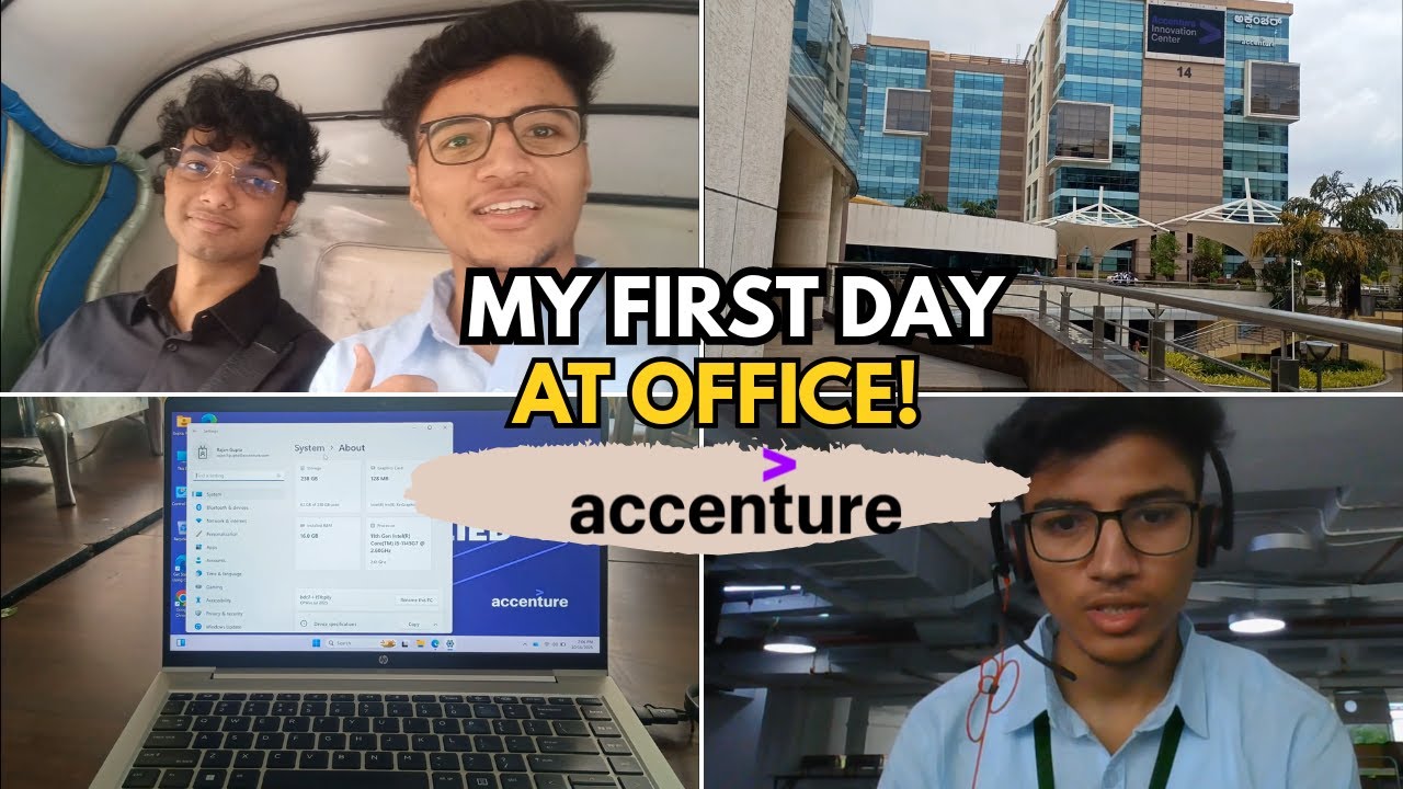 My Day 1 @Accenture  Bangalore | Office tour | Bdc 7 Bellandur | Whitefield | AEH analyst