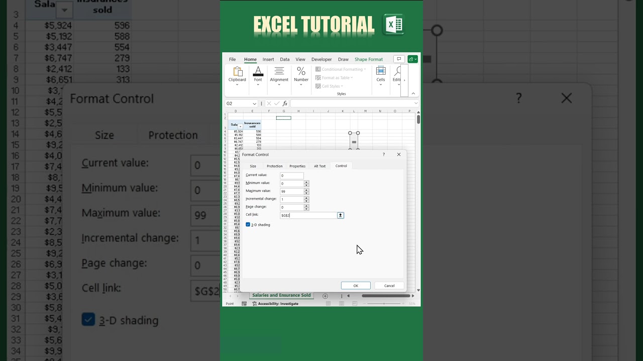 How to Make a Scroll Bar in PivotTable #excelhacks